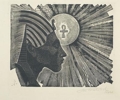 ILUSTRACJA DO HYMNU DO SłOńCA AMENOFISA IV, 1944