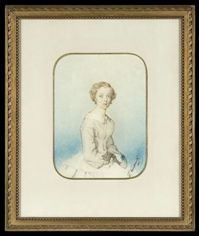 PORTRET DZIEWCZĘCY, 1857