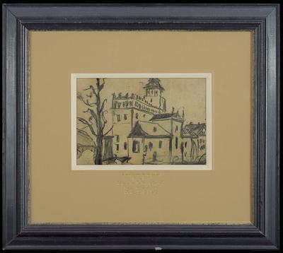 SZKIC RATUSZA PRZY PLACU WOLNICA, 1883-90