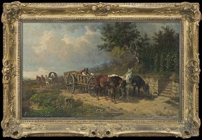 POWRÓT Z JARMARKU, 1887
