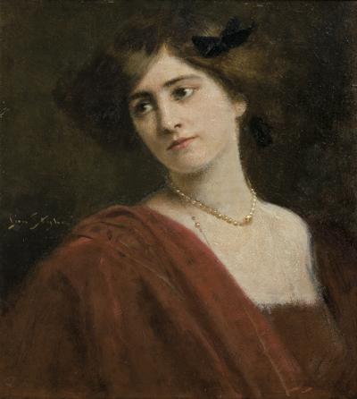 PORTRET MŁODEJ DAMY Z PERŁAMI