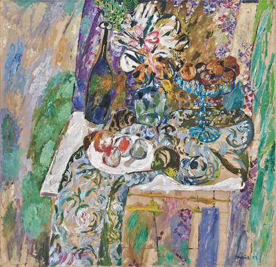 MARTWA NATURA Z BUKIETEM, 1991