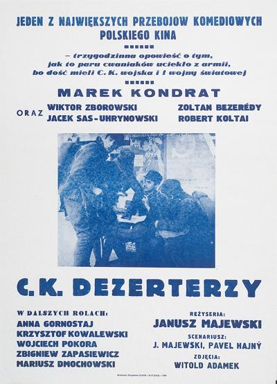 PLAKAT DO FILMU C.K. DEZERTERZY, 1985