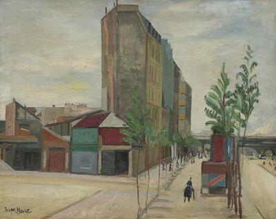 BOULEVARD EDGAR QUINET W PARYZU, 1925
