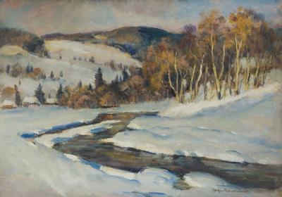 ŚNIEG NA PODHALU, OK. 1920