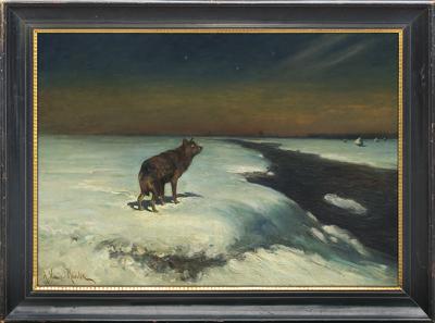SAMOTNY WILK, OK. 1890
