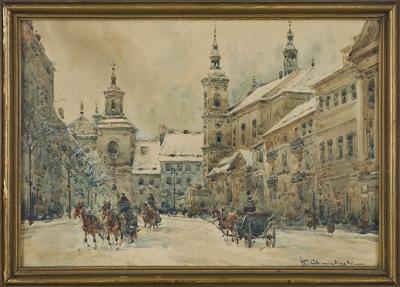 WARSZAWA, WIDOK Z ULICY DłUGIEJ, PRZED 1939