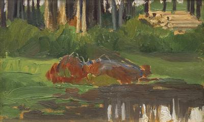 SADZAWKA W LESIE, 1900-1914