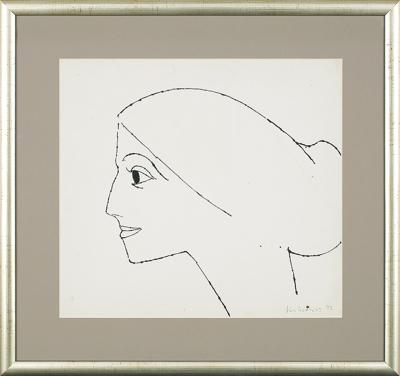 GłOWA KOBIETY Z PROFILU, 1983