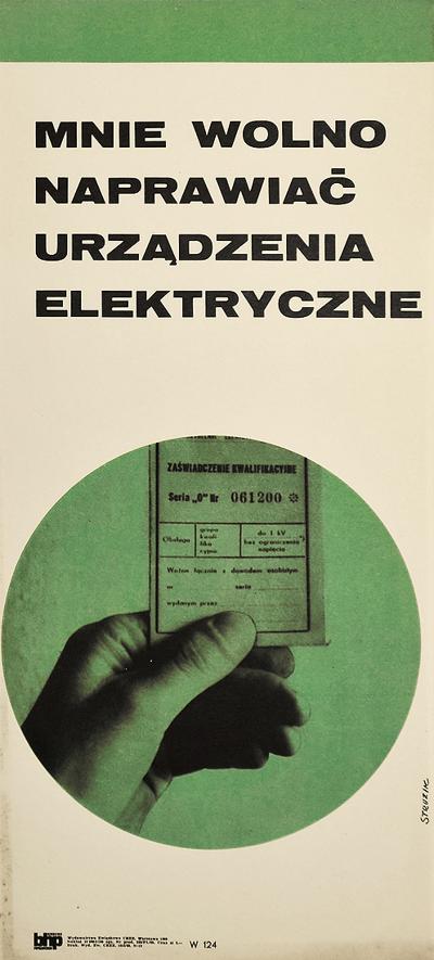 MNIE WOLNO NAPRAWIAć URZąDZENIA ELEKTRYCZNE, 1969