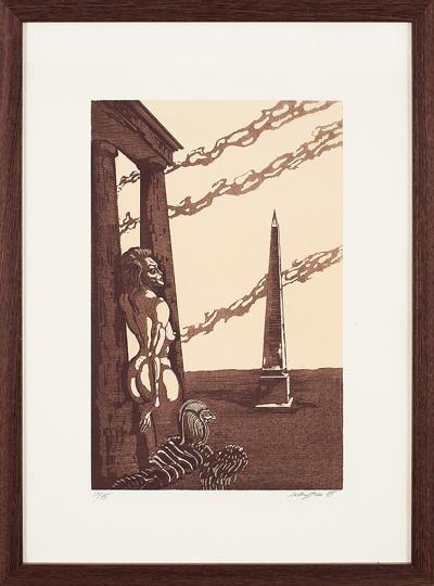 KOBIETA, SFINKS I OBELISK, 1985