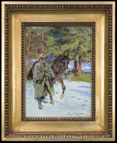 SZWOLEŻER Z KONIEM, 1924