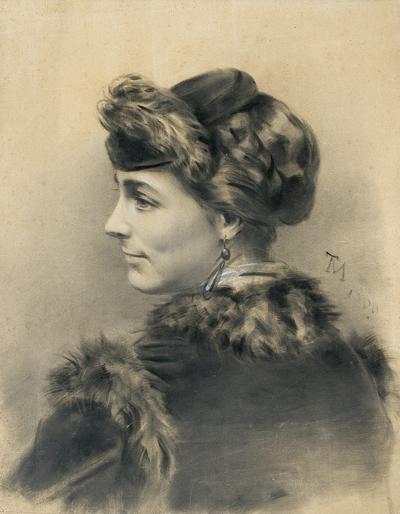 PORTRET MŁODEJ KOBIETY, 1889