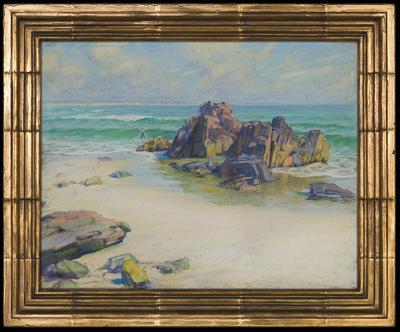 BRZEG MORSKI W BRETANII, 1921