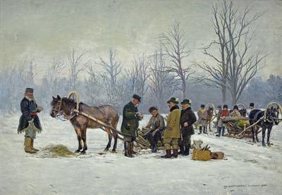 NA POLOWANIU, 1900