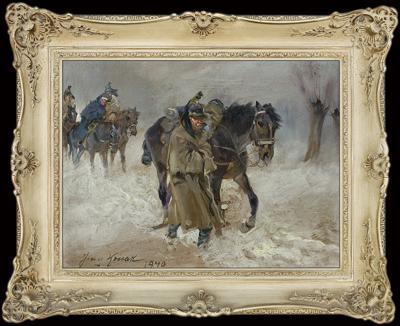 ŻOŁNIERZE NAPOLEOŃSCY W ODWROCIE, 1940