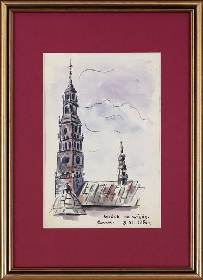 WIDOK NA WIEżę, 1956