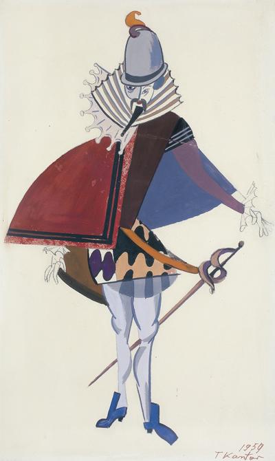 PROJEKT KOSTIUMU TEATRALNEGO, PRZED 1959