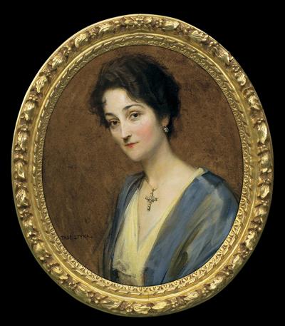 PORTRET DAMY, OK. 1910