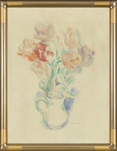 TULIPANY W WAZONIE, OK. 1920
