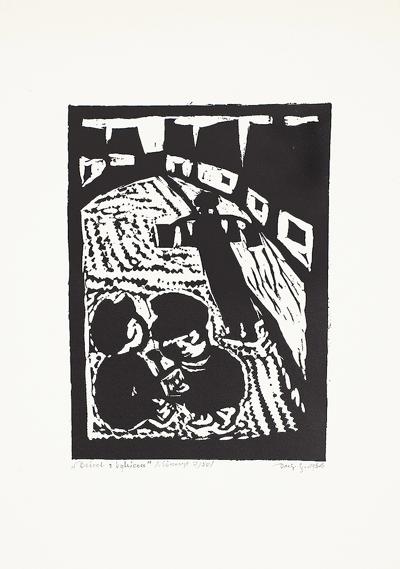 DZIECI Z BąKIEM, Z CYKLU JUDAICA, 1964