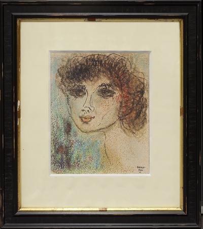PORTRET RUDEJ DZIEWCZYNY, 1962
