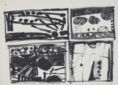 CZTERY SZKICE KOMPOZYCJI, 1959