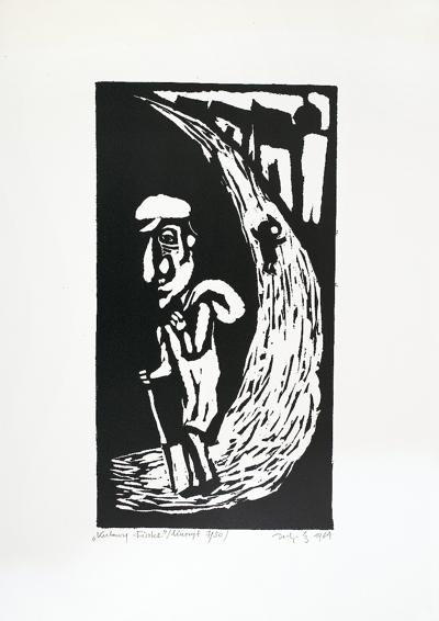 KULAWY FISZKE, Z CYKLU JUDAICA, 1964