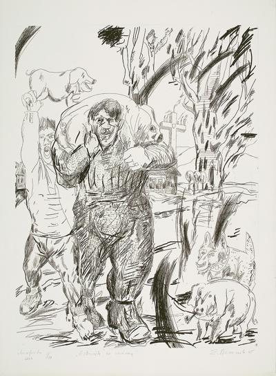 CZłOWIEK ZE śWINIą, 1985