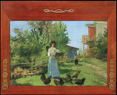 W OGRODZIE, PRZED 1900
