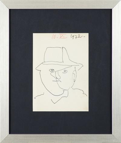 PORTRET W KAPELUSZU, 1972