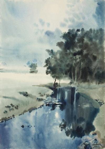 PEJZAż Z RZECZKą, 1942
