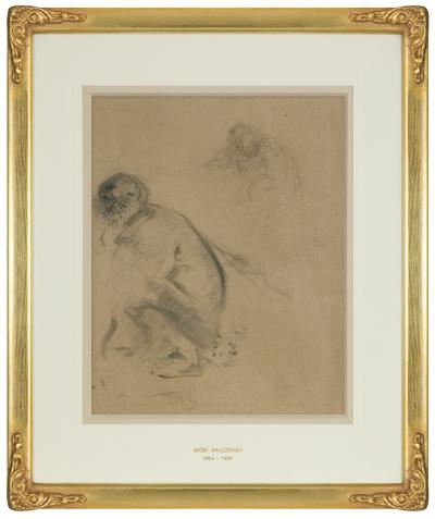 SZKICE POSTACI I GŁOWA KOBIETY, OK. 1873