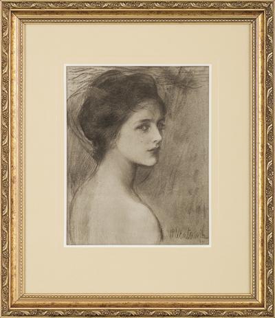 PORTRET MŁODEJ KOBIETY, 1896