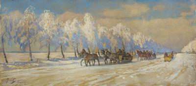 NA DRODZE DO NIEŚWIEŻA, OK. 1900