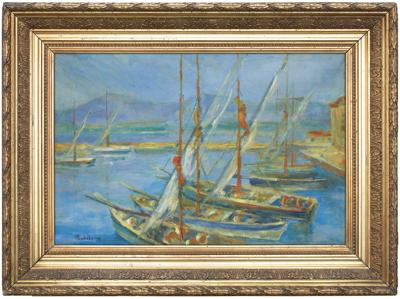 ŁODZIE W PORCIE SAINT-TROPEZ, 1908-1909