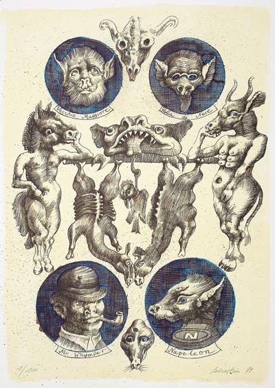 ILUSTRACJA DO FOLWARKU ZWIERZęCEGO, 1974