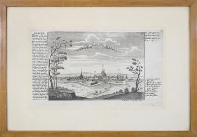 WIDOK ELBLąGA, 1730