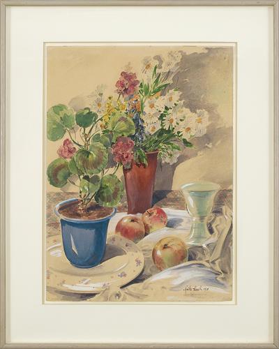 KWIATY I JABŁKA, 1925