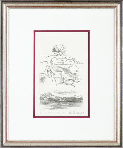 GRECJA – SANTORINI. WIECZóR W OIA, 1999