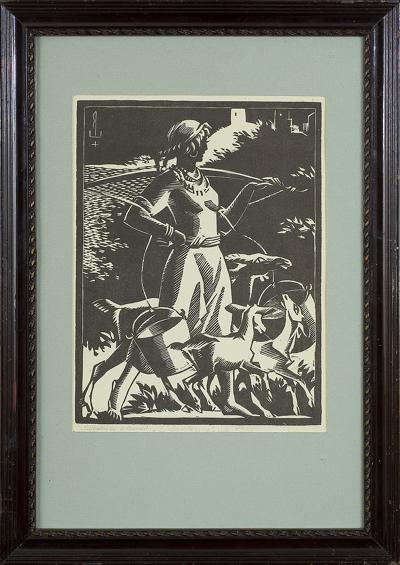 DZIEWCZYNA Z KOZAMI (ESTERKA), 1925