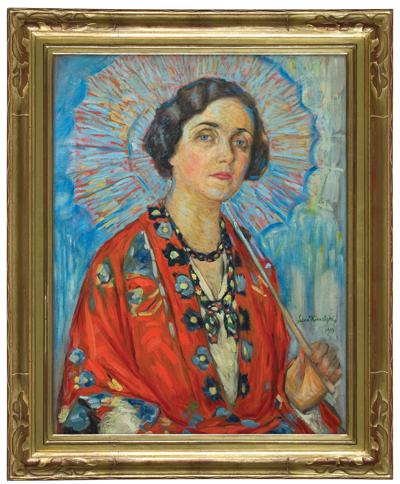 PORTRET PANI Z PARASOLKĄ, 1933