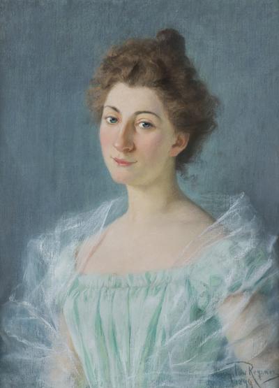 PORTRET LWOWIANKI, PANNY MARII C., 1899