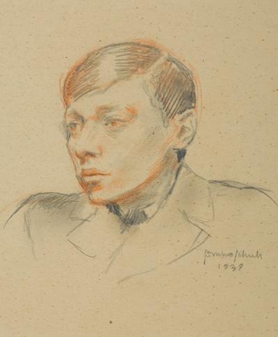 PORTRET UCZNIA, BOGUSŁAWA MARSZALA, 1939