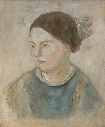 DZIEWCZYNA Z KOKIEM, OK. 1919