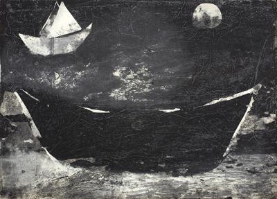 KSIĘŻYC I ŁODZIE, 1958