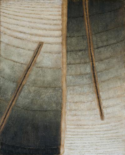MIJANIE PRZESTRZENI PIONOWYCH - OBRAZ CXXXI, 1963