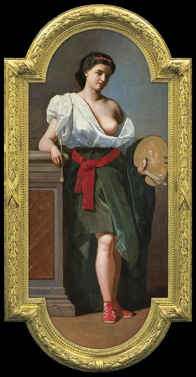 ALEGORIA MALARSTWA, 1862