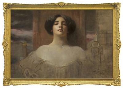KOBIETA Z CZERWONYM KOLCZYKIEM, OK. 1905