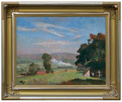 PEJZAŻ Z OKOLIC KALWARII, LATA 30. XX W.